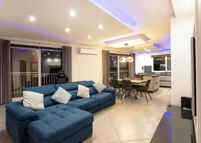 Appartement Luxury In Close To Sliema 3 Br Sleep 8